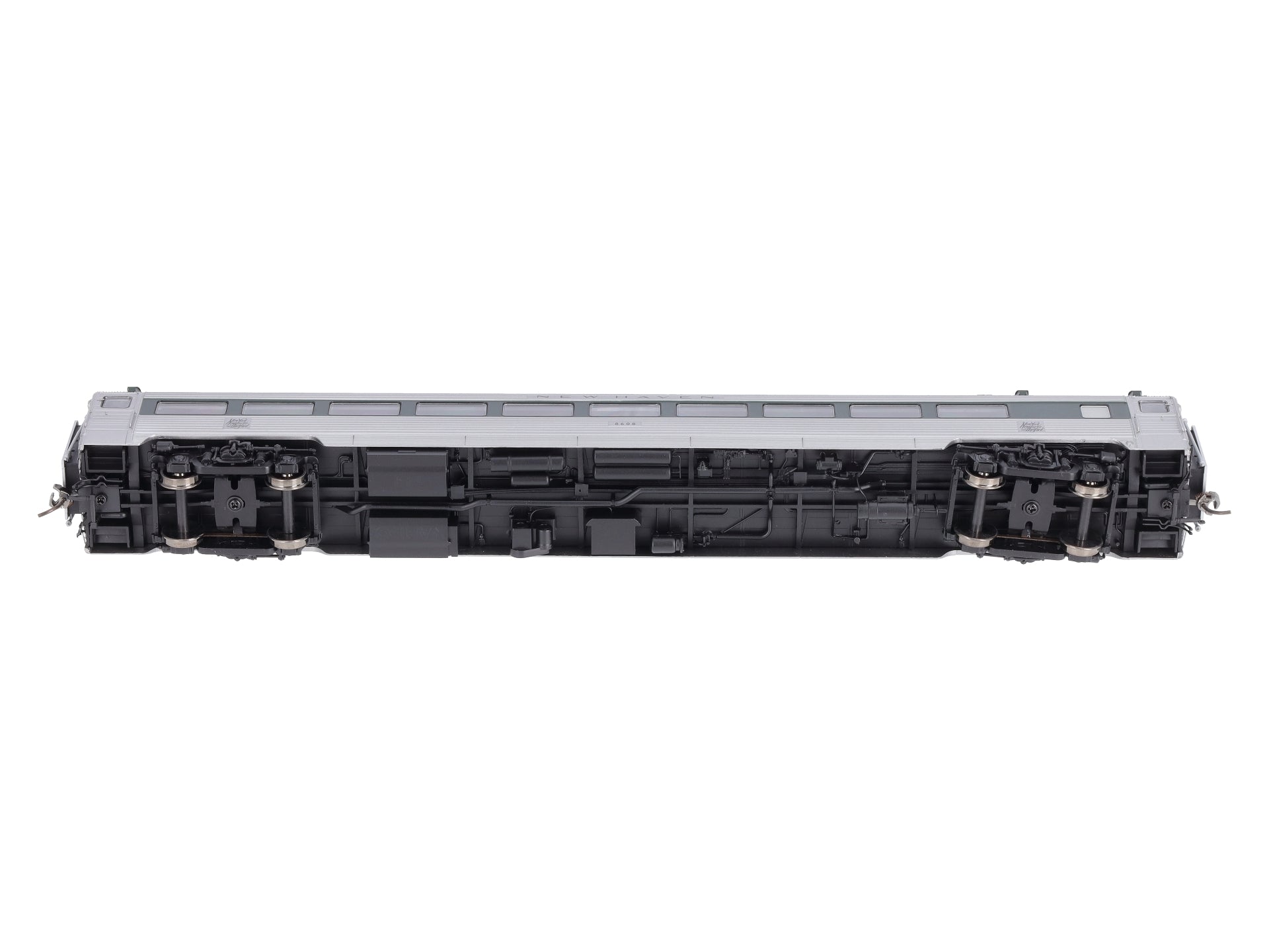 Rapido Trains 17002 HO New Haven Pullman-Bradley Stainless Steel Coach #8608
