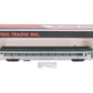 Rapido Trains 17002 HO New Haven Pullman-Bradley Stainless Steel Coach #8608