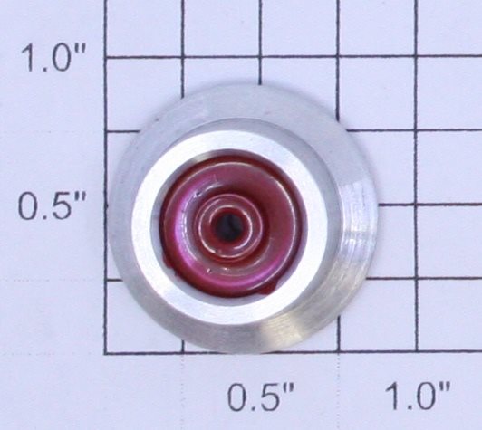 Lionel 1661-7 Red Aluminum Solid Pony Wheel