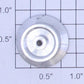 Lionel 1661-7 Unpainted Aluminum Solid Pony Wheel