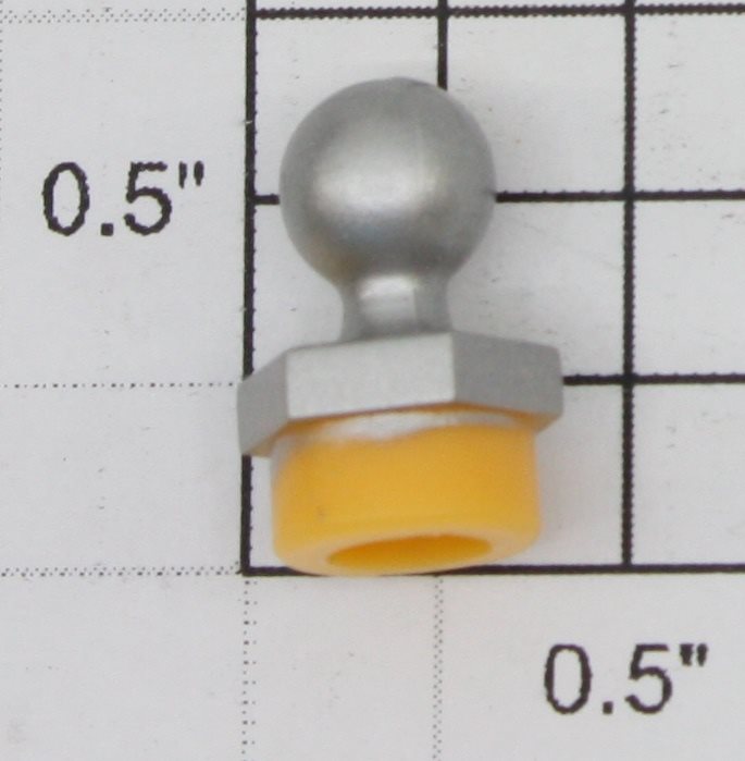 Lionel 12915-185 Plastic Yellow and Silver Finial Ball