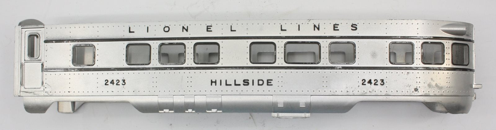 Lionel 2423-1 O Gauge Plastic Hillside Observation Car Shell