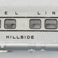 Lionel 2423-1 O Gauge Plastic Hillside Observation Car Shell