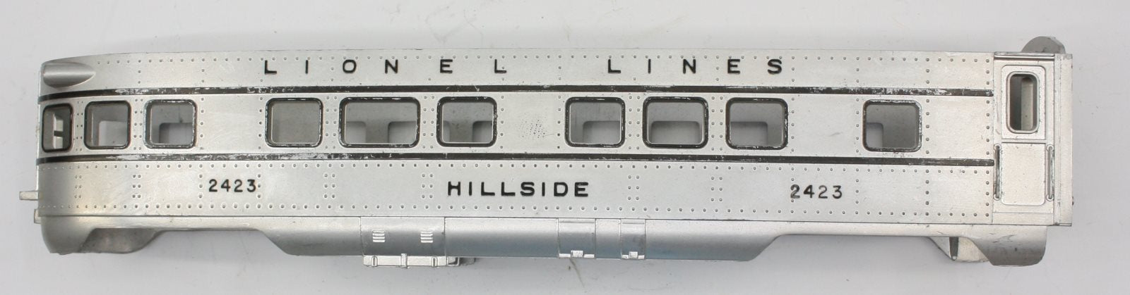 Lionel 2423-1 O Gauge Plastic Hillside Observation Car Shell