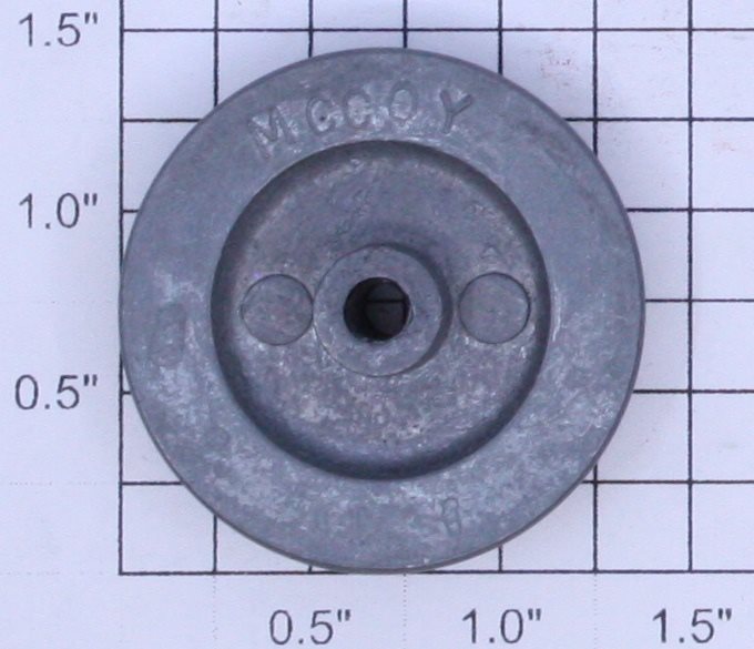 American Flyer 4696-1 Standard Gauge Black Trailing Wheel with Nickel Rim