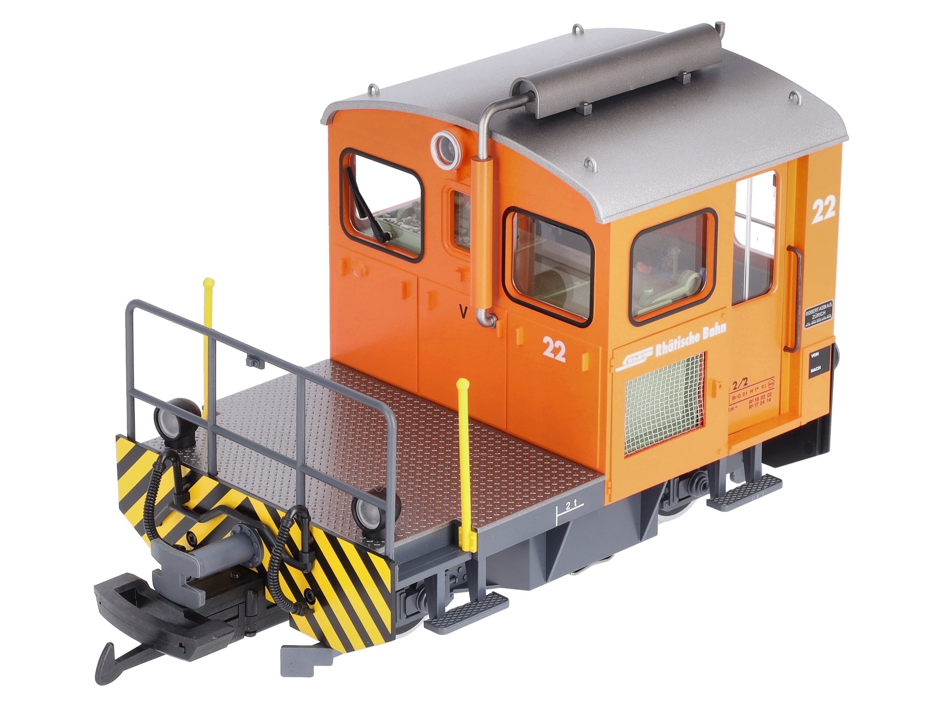 LGB 21411 G Rhaetian Railroad Switching Tractor Era VI Diesel Locomotive