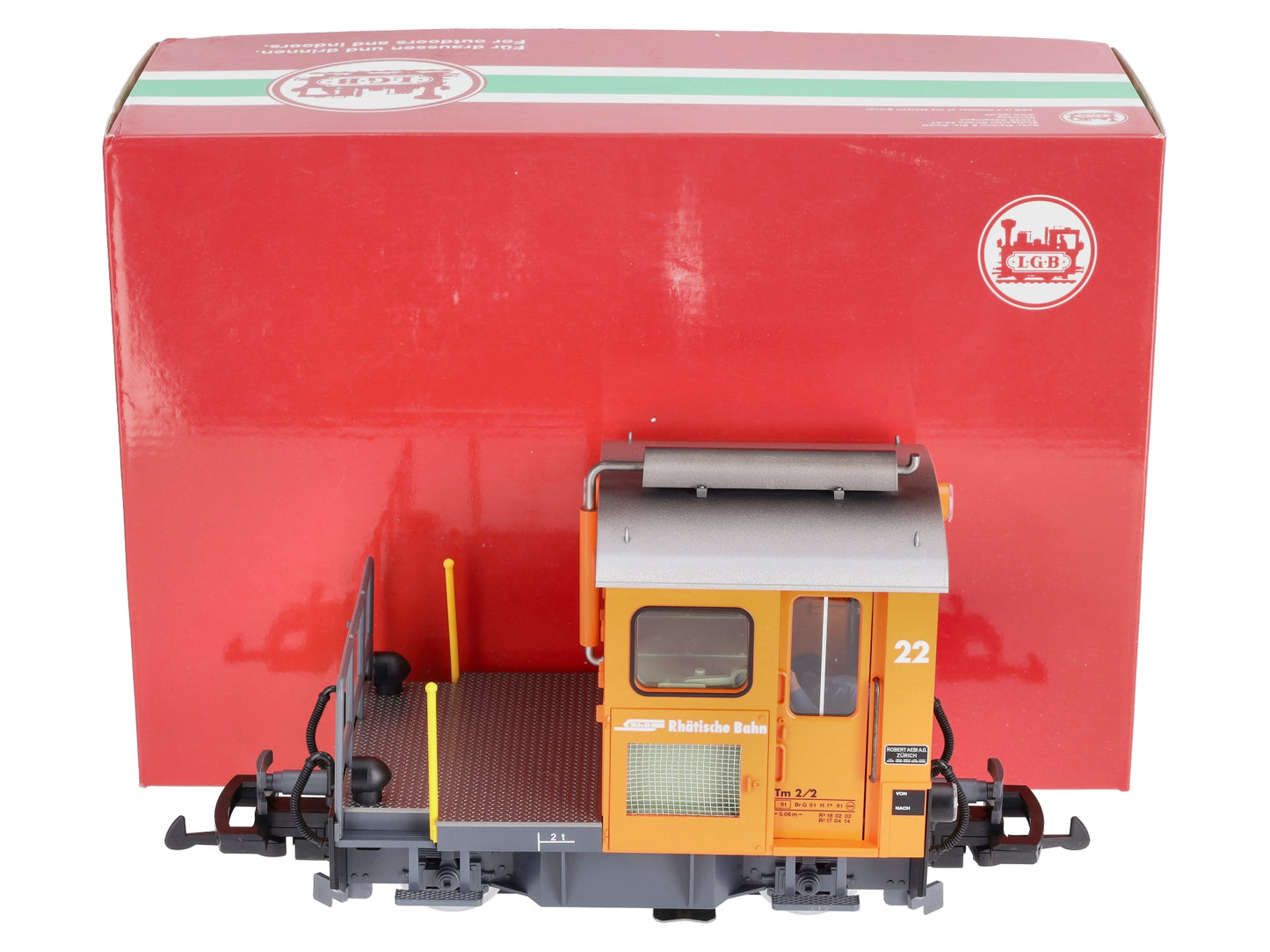 LGB 21411 G Rhaetian Railroad Switching Tractor Era VI Diesel Locomotive