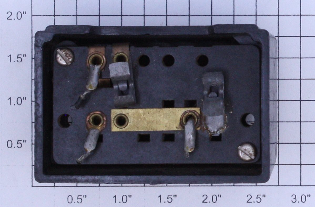 American Flyer XA14A965-AE S Scale Black Stock Yard Control Button