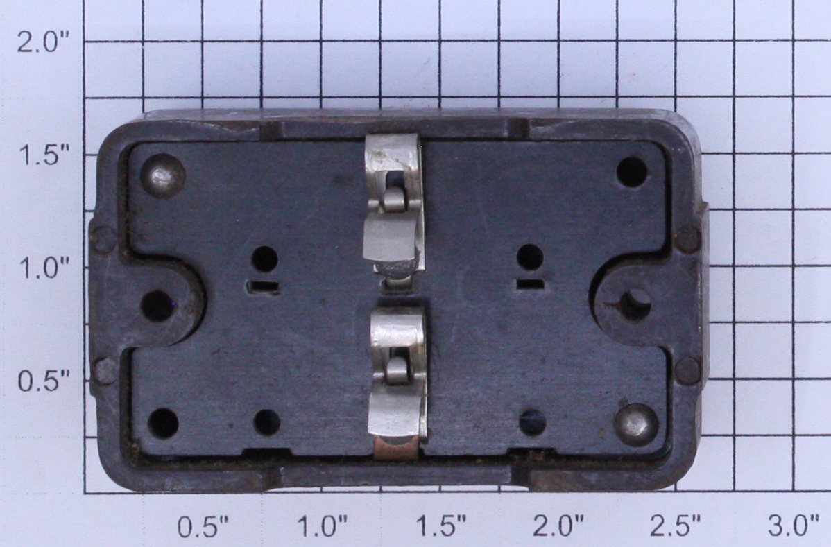 American Flyer XA10961-1 S Scale Black with White Print Control Button