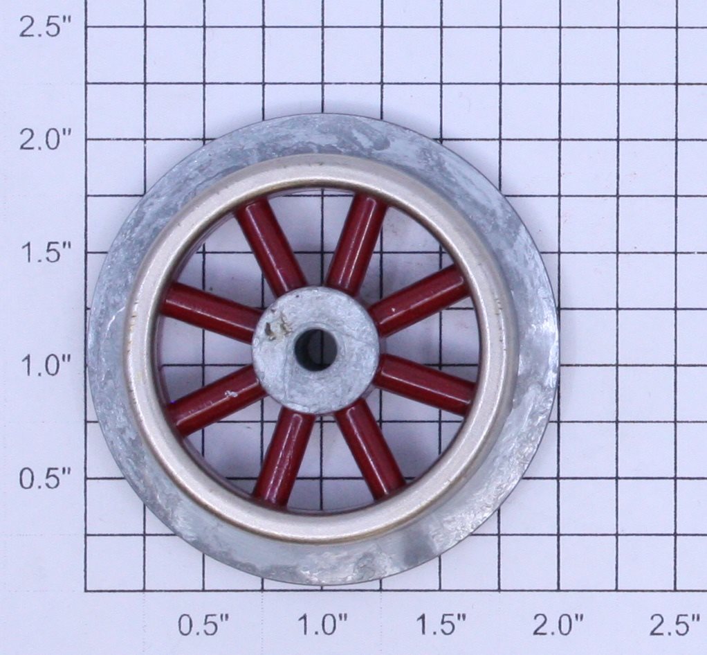 Lionel 33-27 Red 8-Spoked Gear Wheel - Fits 33