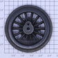Lionel 390-43 Blackened 14-Spoked Gear Wheel