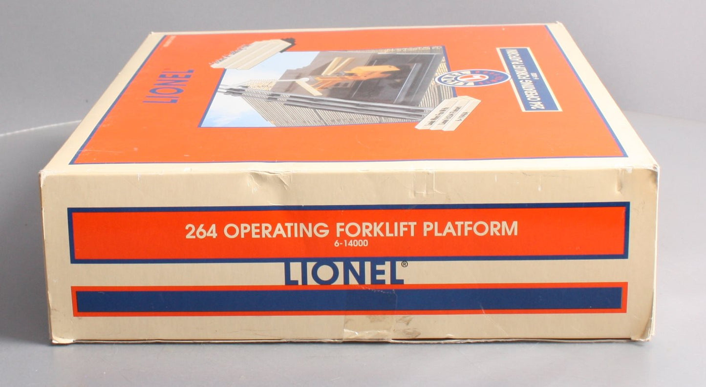 Lionel 6-14000 O Gauge 264 Operating Forklift Platform EX/Box