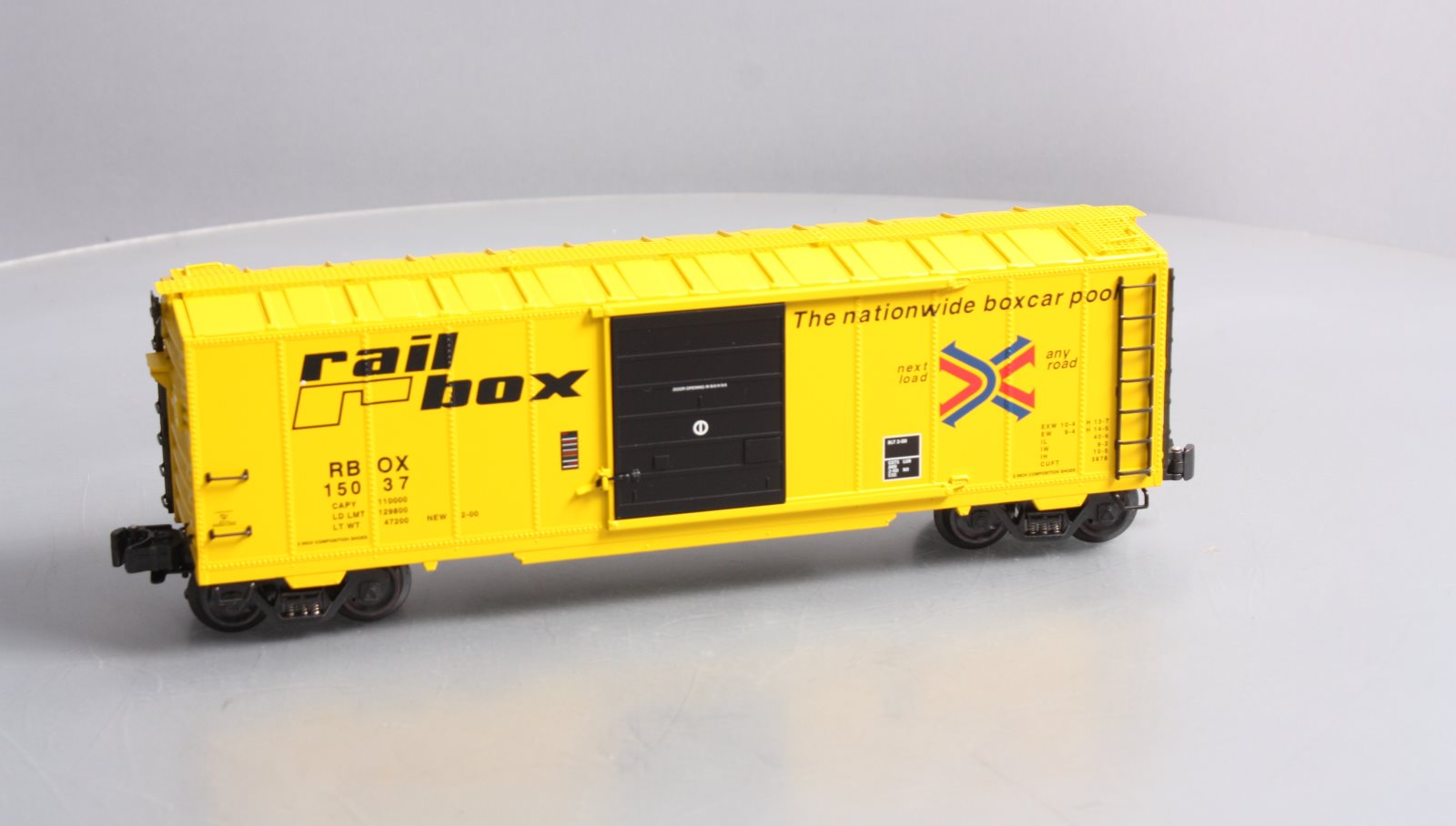 K-Line K751-8012 O Gauge Railbox Die-Cast Boxcar #15037 LN/Box