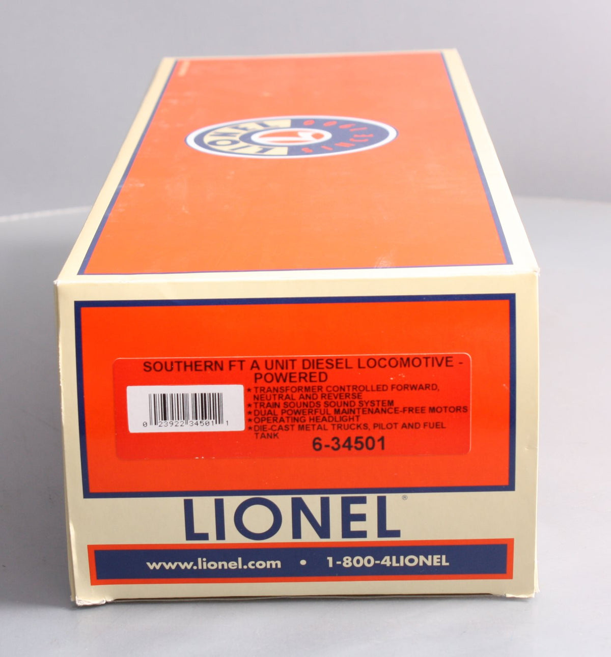 Lionel 6-34501 O Gauge Southern FT A Unit Diesel Locomotive #4102 LN/Box