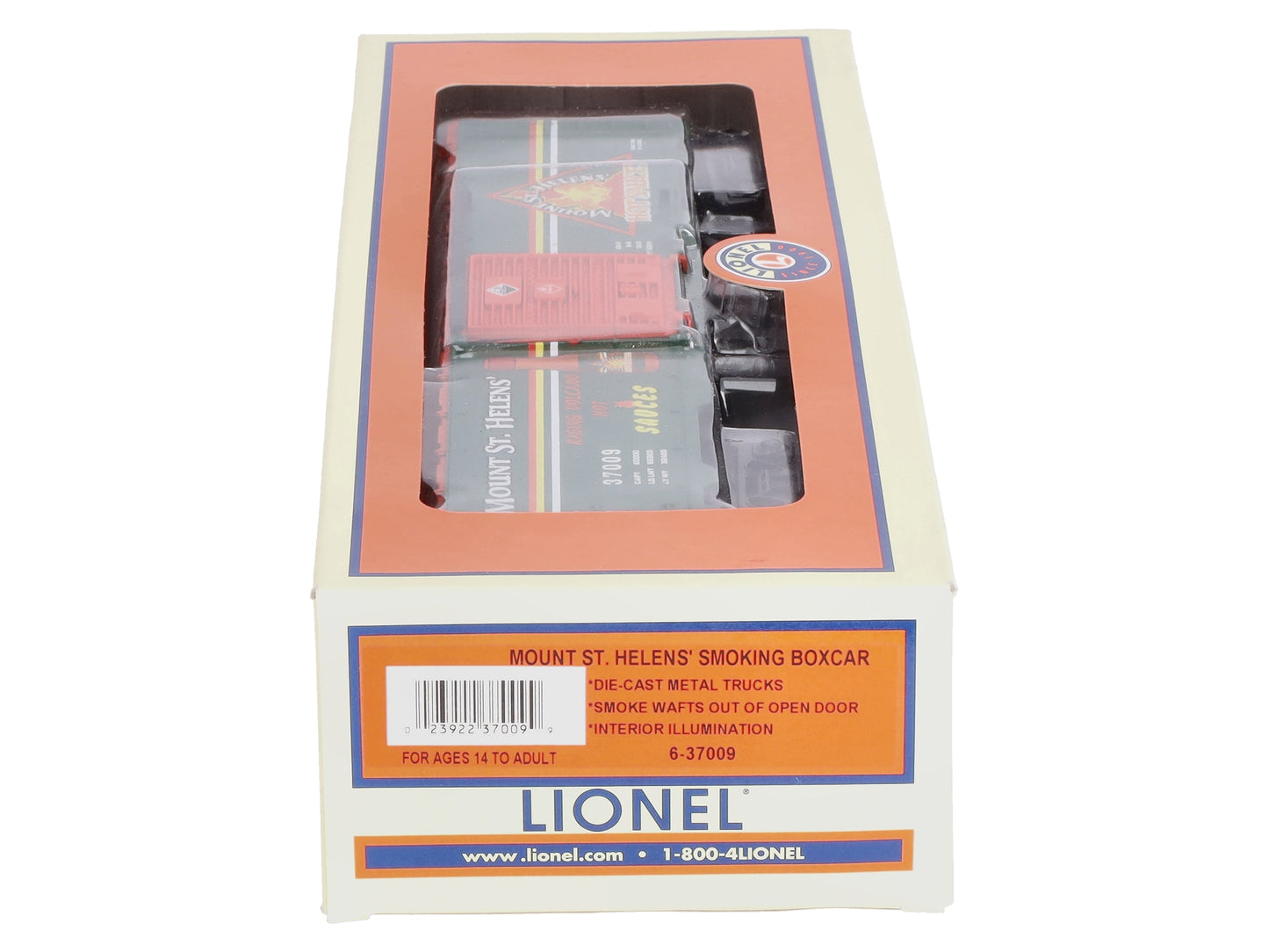 Lionel 6-37009 O Gauge Mount St. Helens Smoking Boxcar