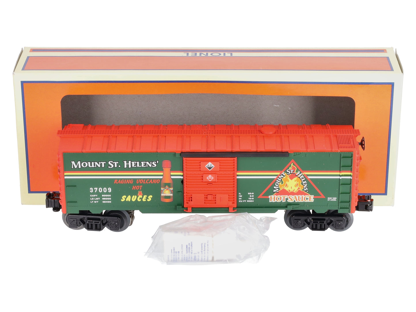 Lionel 6-37009 O Gauge Mount St. Helens Smoking Boxcar