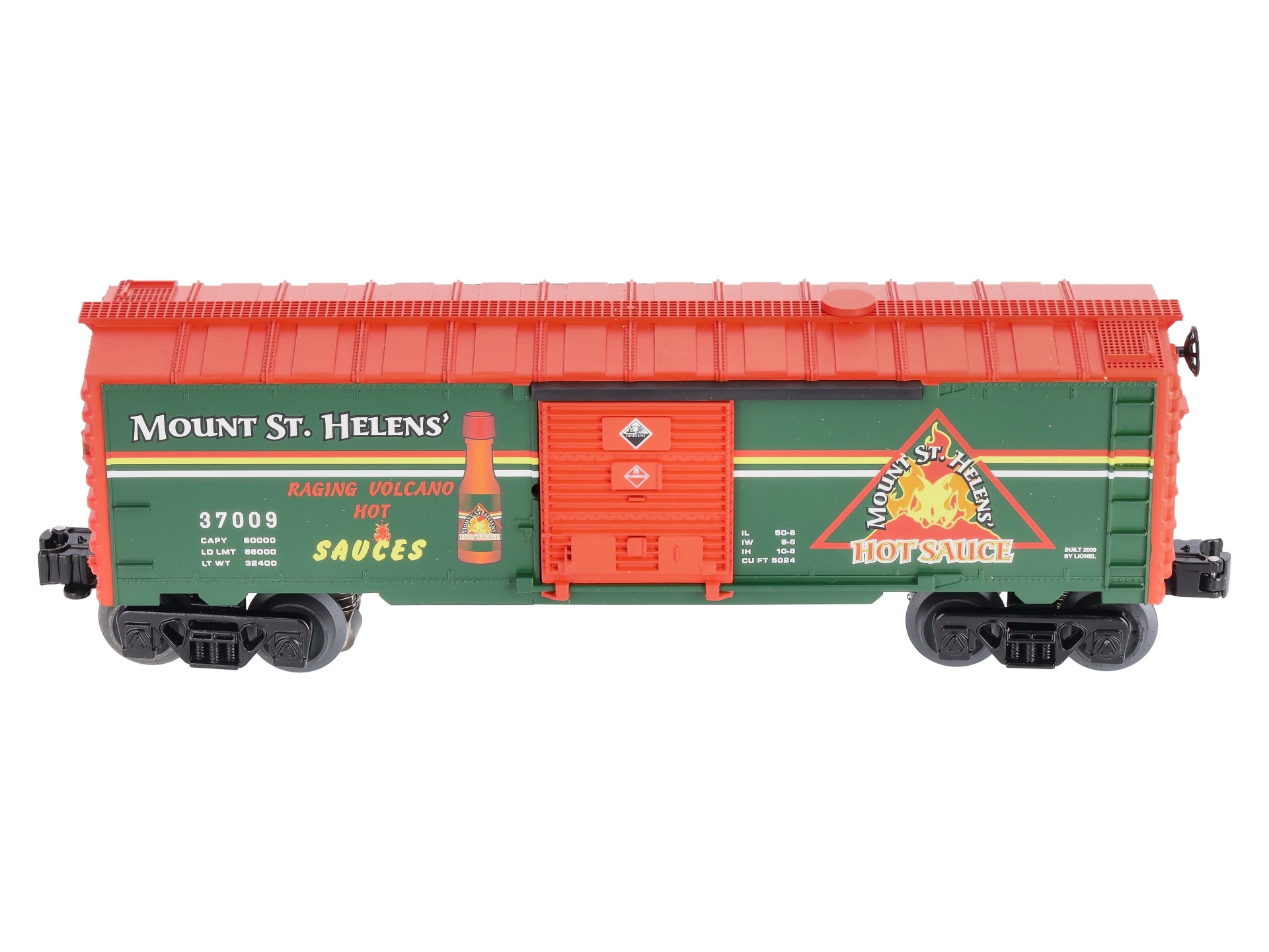 Lionel 6-37009 O Gauge Mount St. Helens Smoking Boxcar