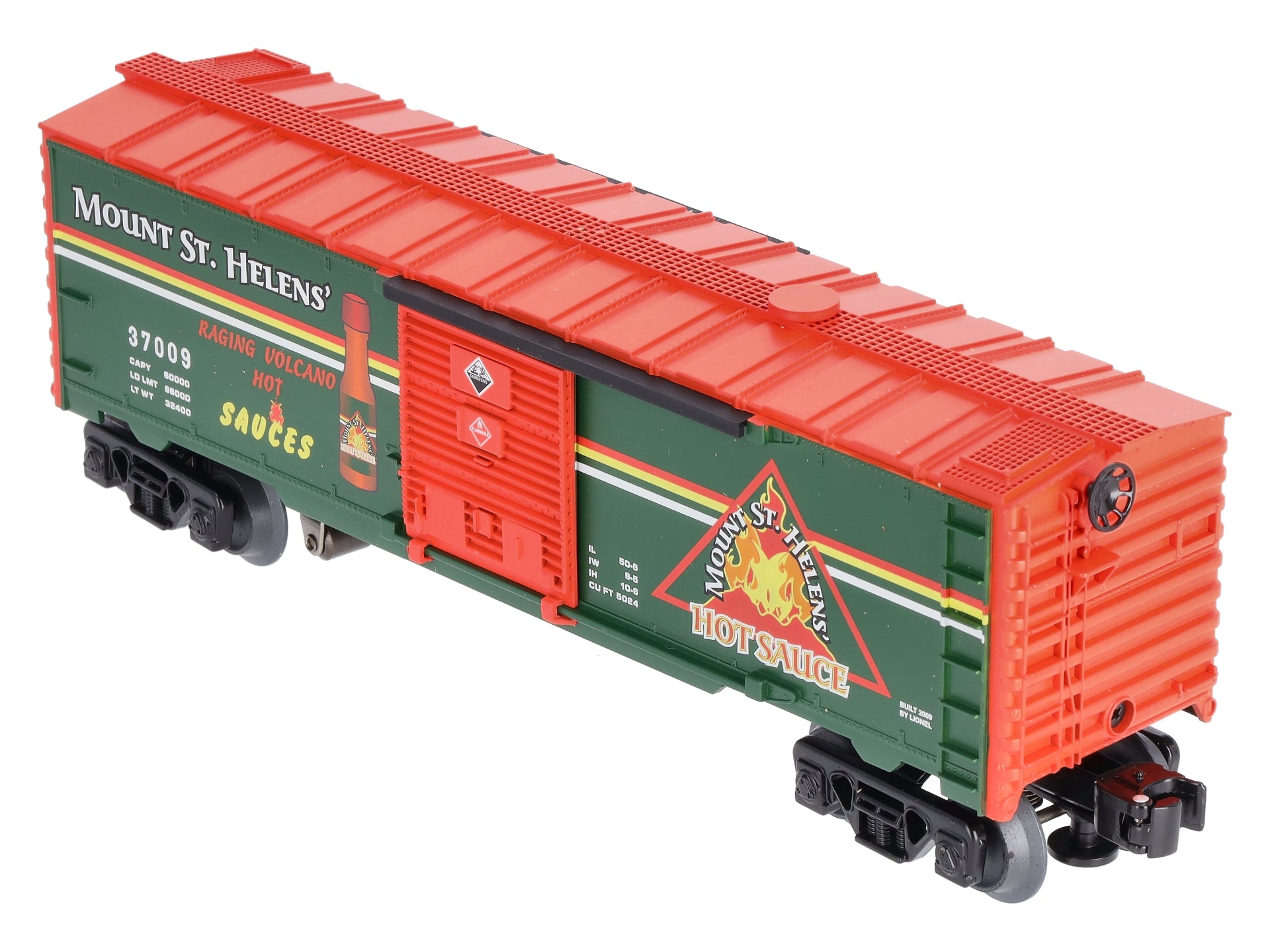 Lionel 6-37009 O Gauge Mount St. Helens Smoking Boxcar