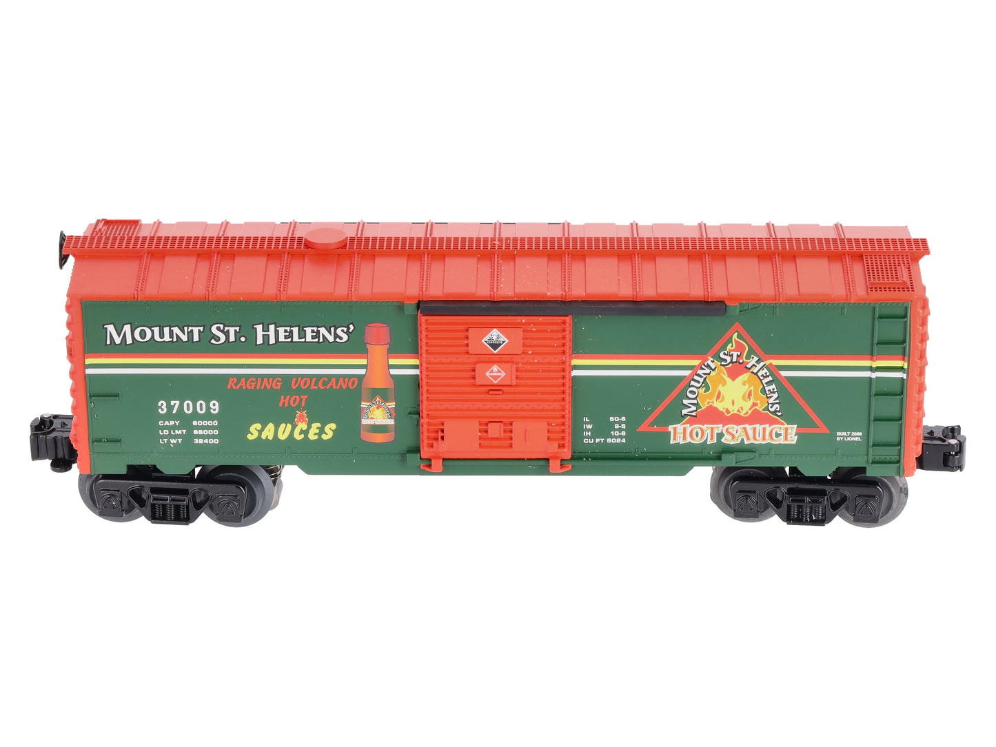 Lionel 6-37009 O Gauge Mount St. Helens Smoking Boxcar