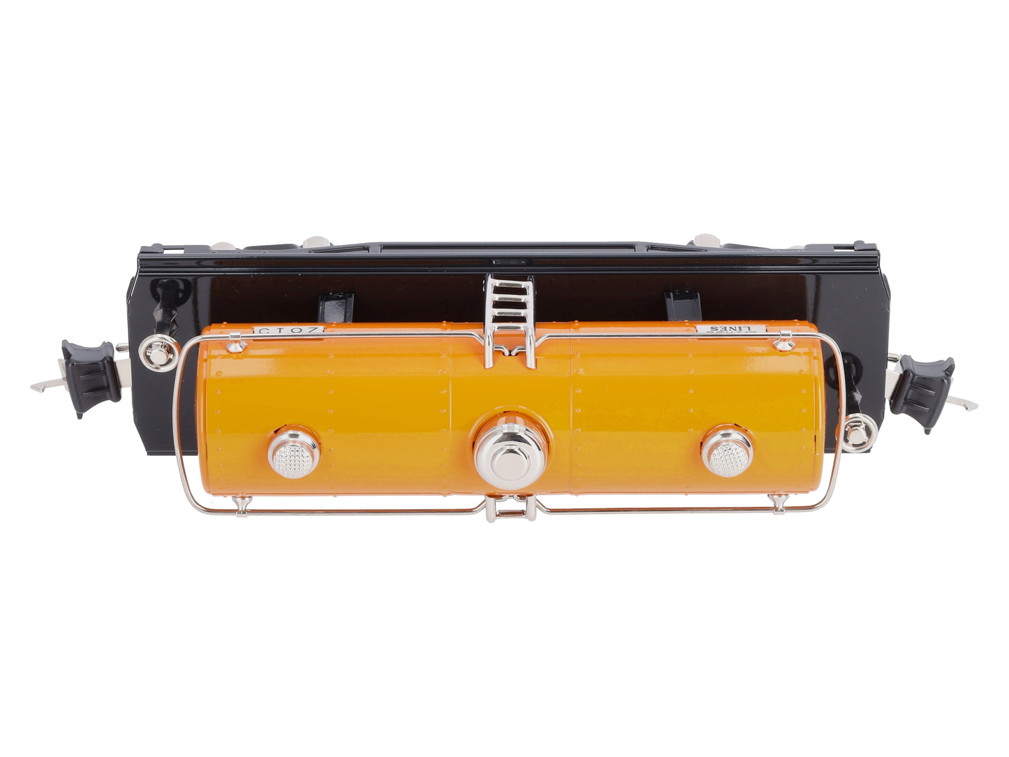 MTH 11-70007 O Gauge Orange Tinplate Tank Car #2815