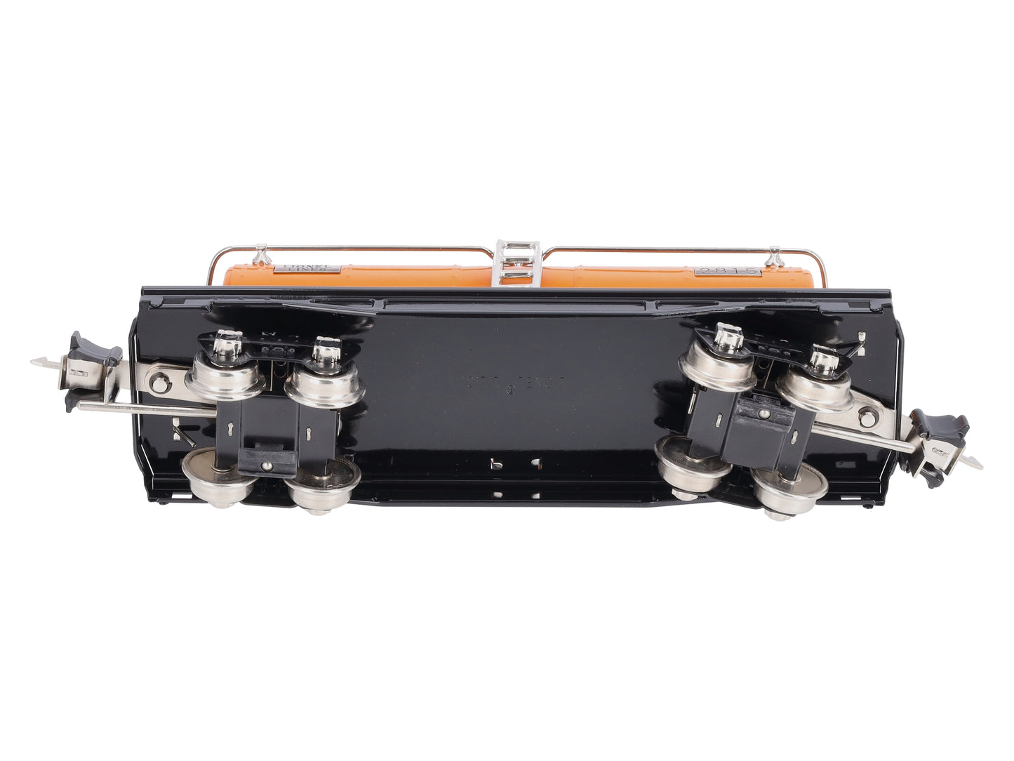 MTH 11-70007 O Gauge Orange Tinplate Tank Car #2815
