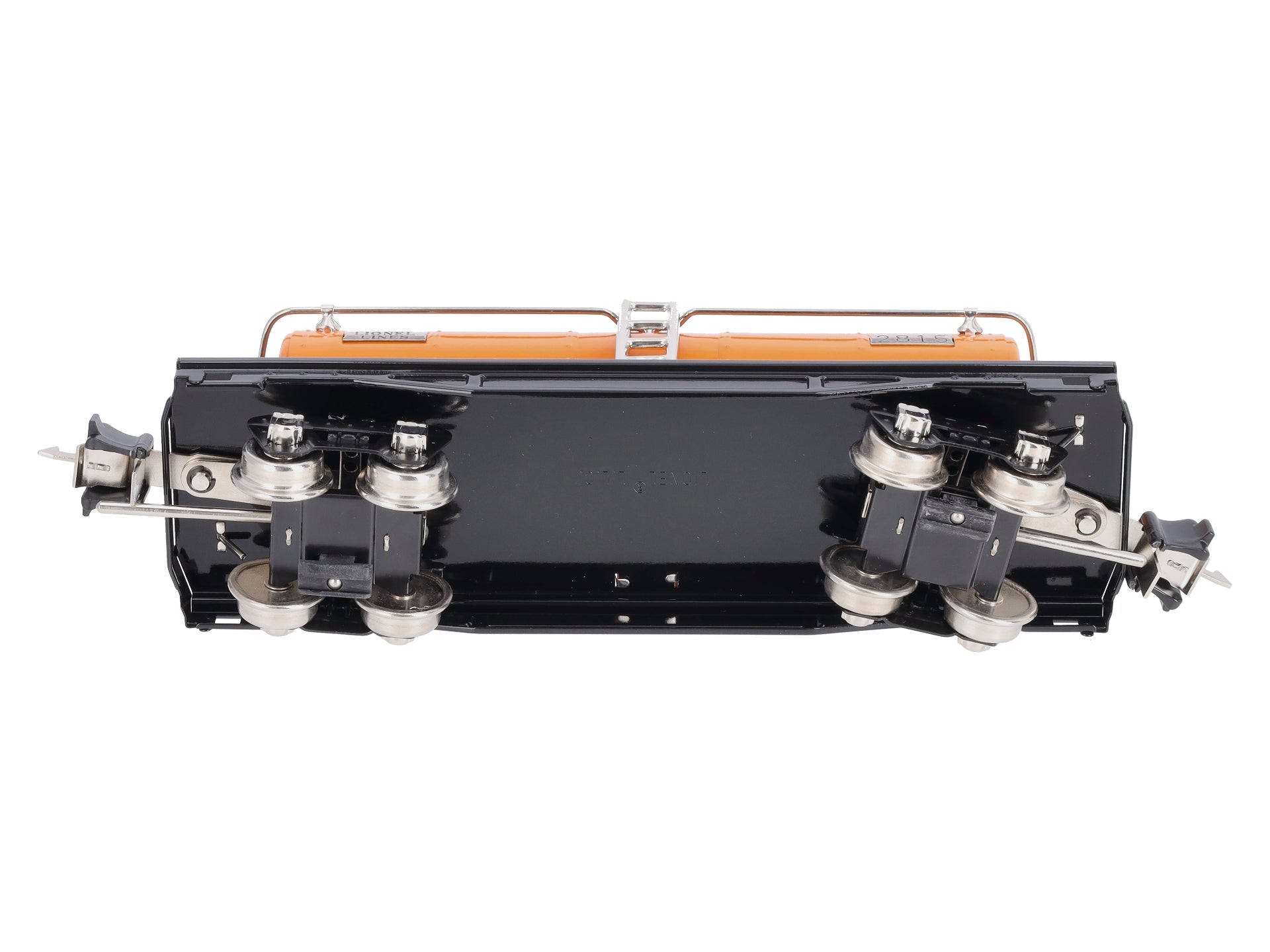 MTH 11-70007 O Gauge Orange Tinplate Tank Car #2815