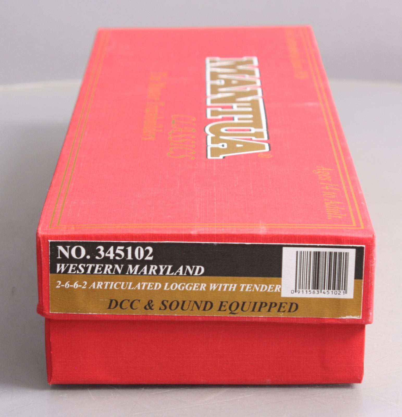 Mantua 345102 HO WM 2-6-6-2 Articulated Steam Loco & Tender w/Sound & DCC