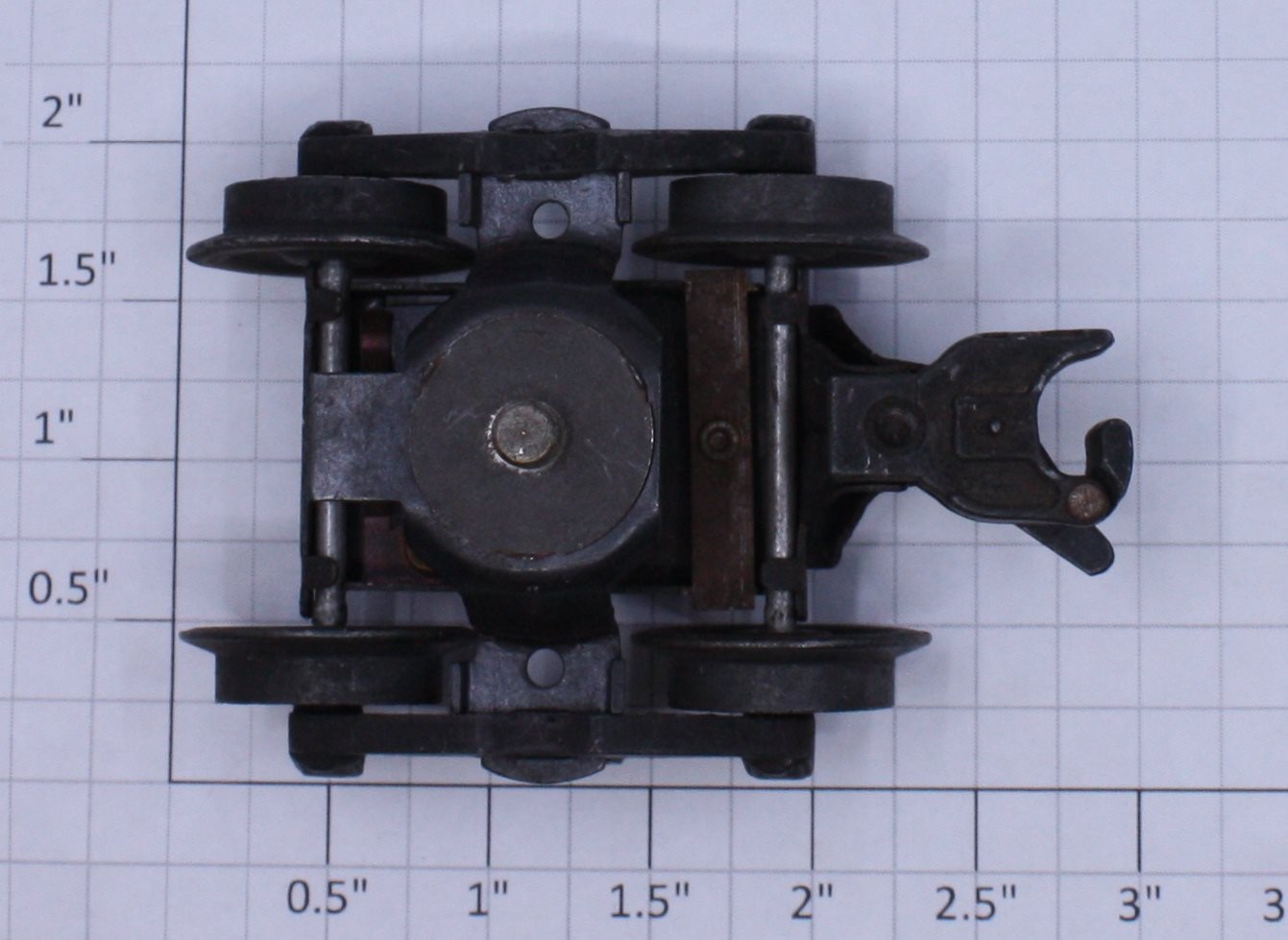 Lionel 479-3 Bar End Freight Car Coupler Truck with Washer, Shoe, Tab and Stud