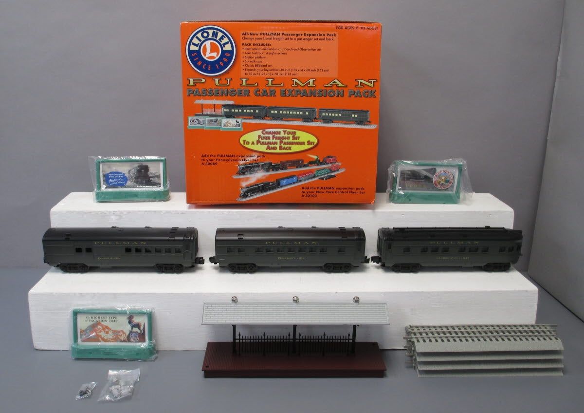 Lionel 6-30111 O Pullman Passenger Expansion Pack LN/Box