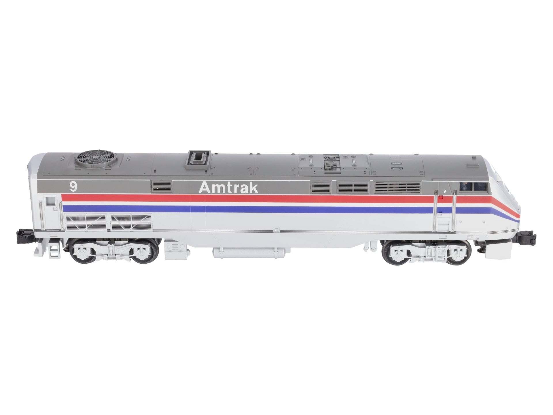 MTH 20-2189-1 O Amtrak G.E. Genesis P42 Diesel Engine Cab w/PS1 #9 NIB