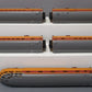 MTH 20-65019 O Milwaukee Road 70' Streamlined Passenger Car Set (Set of 5) LN/Box