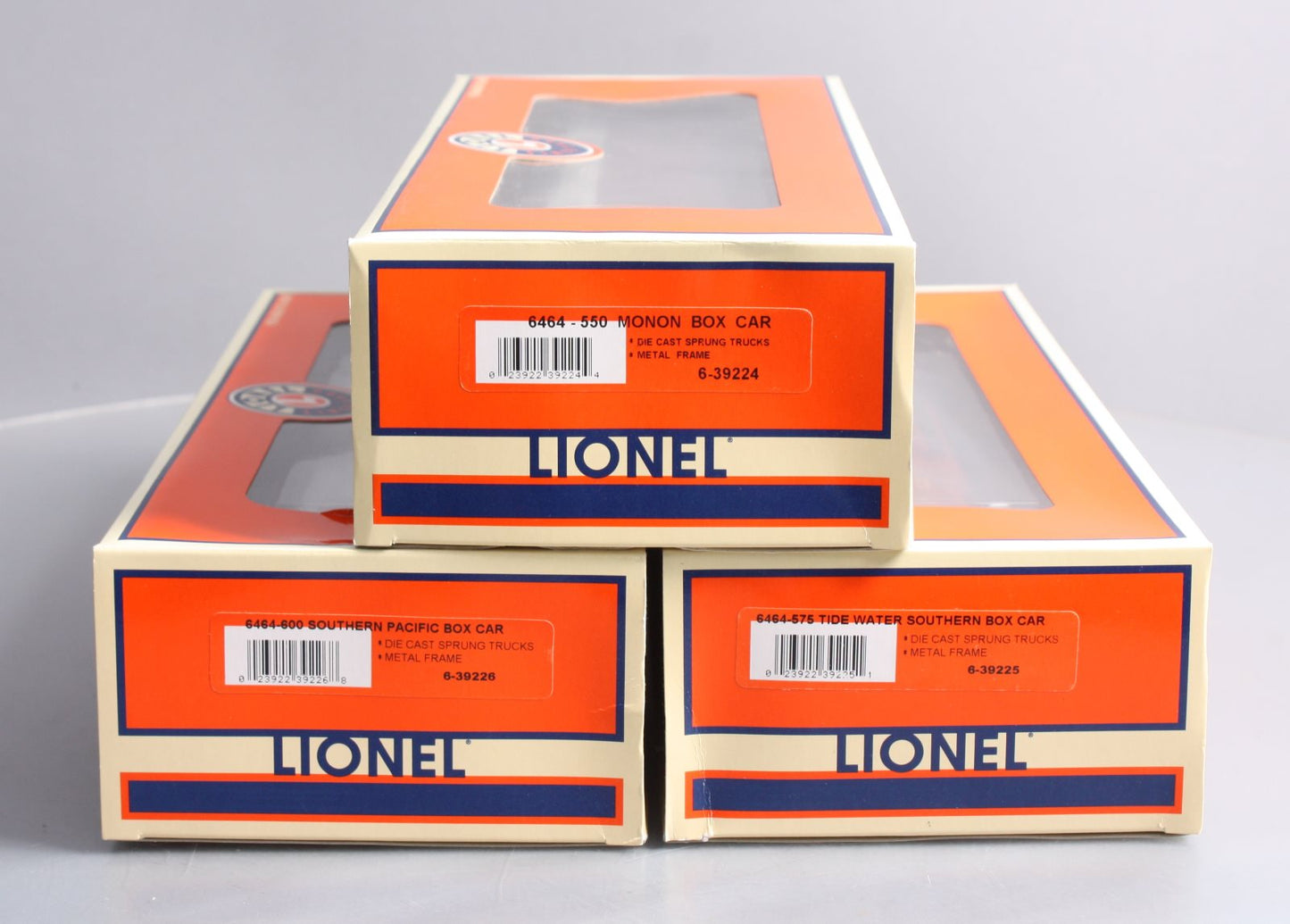 Lionel 6-39223 O Gauge 6464 Boxcar Archive 3-Pack LN/Box