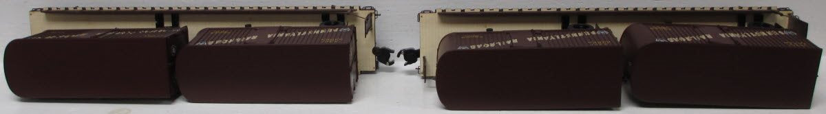 Lionel 6-21861 O Pennsylvania PS4 Flatcars with Piggyback Trailers 469620/469621 LN/Box