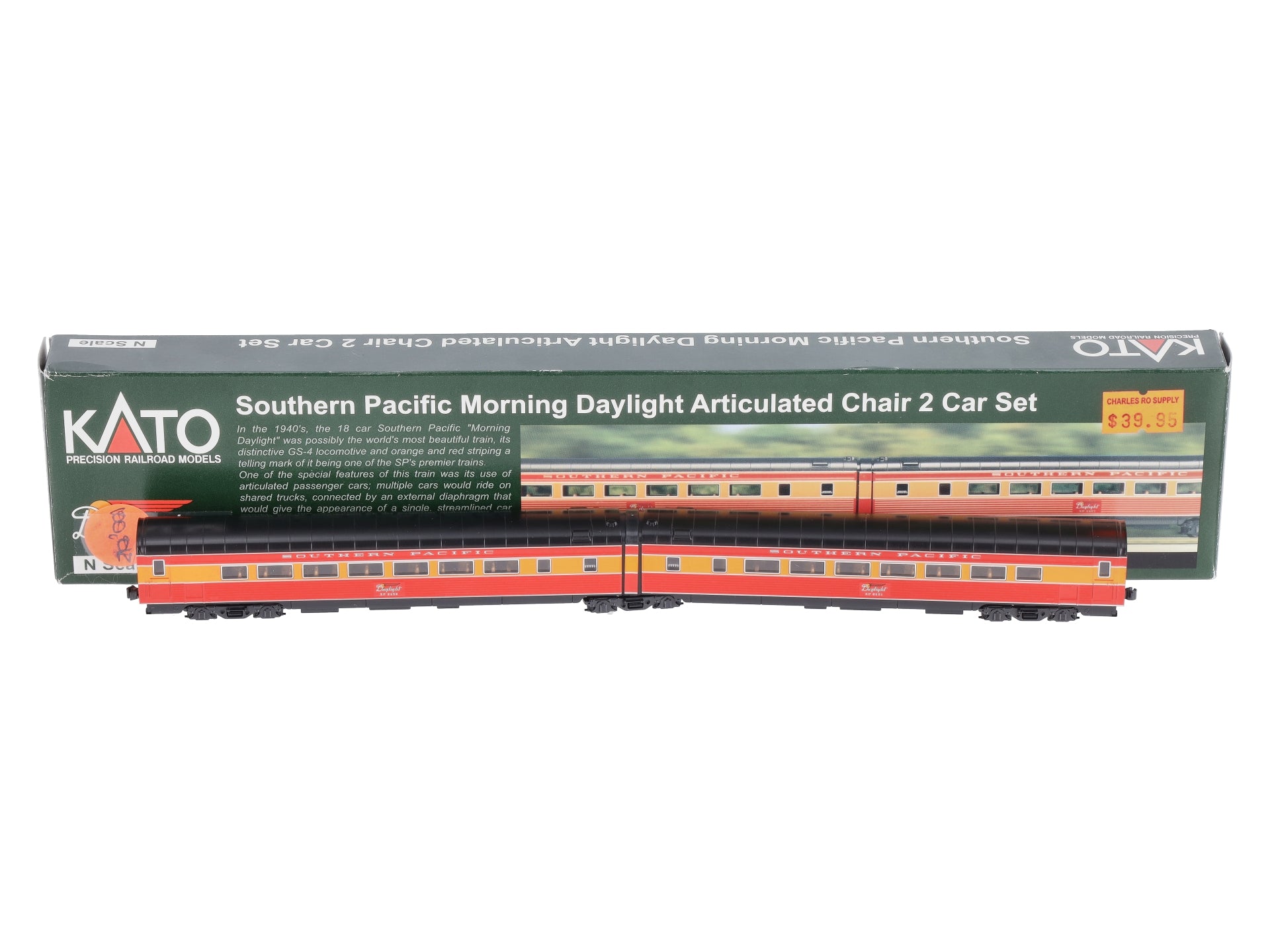 Kato 106-6307 N SP 'Morning Daylight' 2-Car Set #3