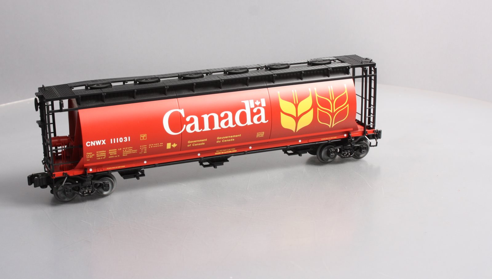 Lionel 6-17173 O Gauge Government of Canada Hopper #111031 LN/Box