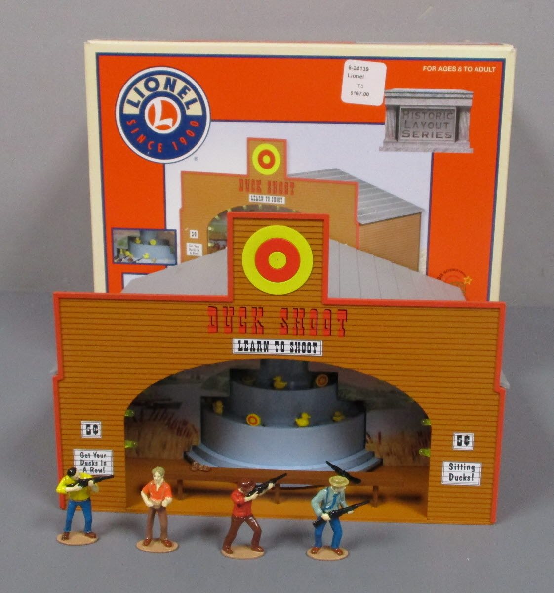 Lionel 6-24139 O Gauge Animated Duck Shooting Gallery NIB