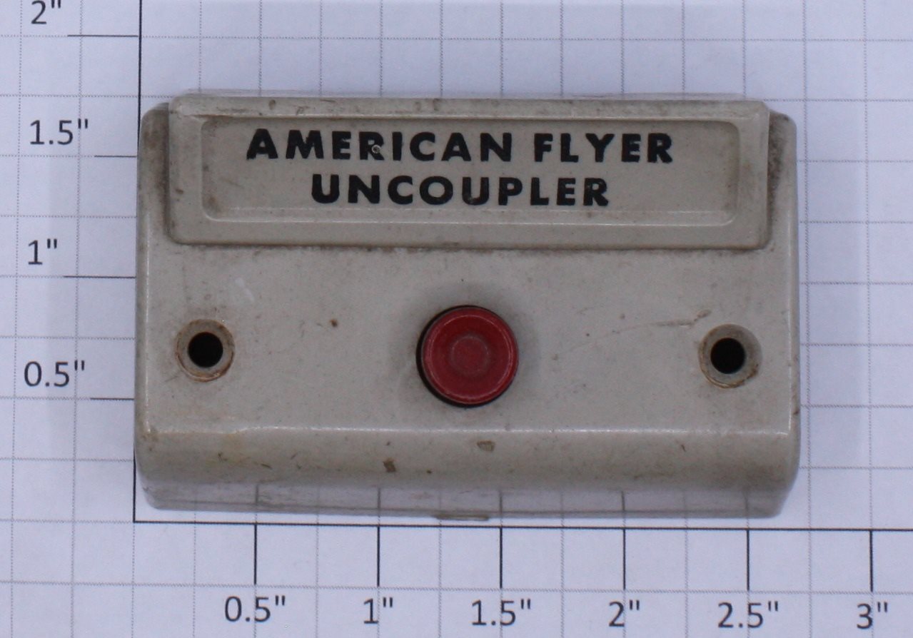 American Flyer XA10961 S-Gauge White Uncoupler Control Button