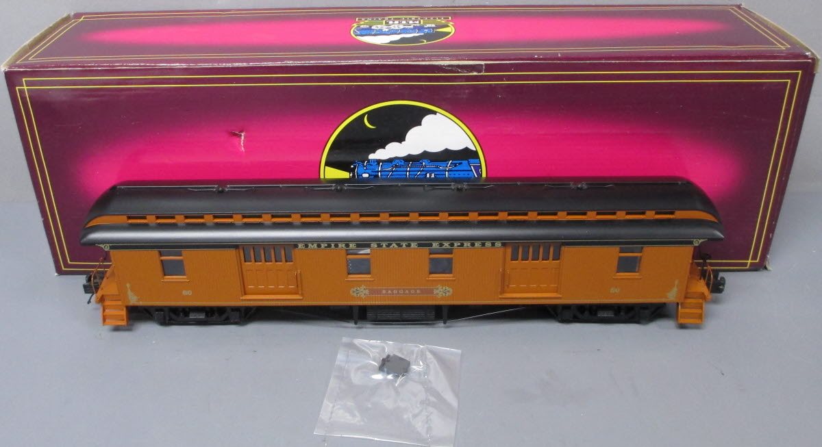 MTH 20-62030A O Gauge New York Central 64' Woodsided Baggage Passenger Car #60 LN/Box