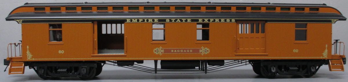 MTH 20-62030A O Gauge New York Central 64' Woodsided Baggage Passenger Car #60 LN/Box