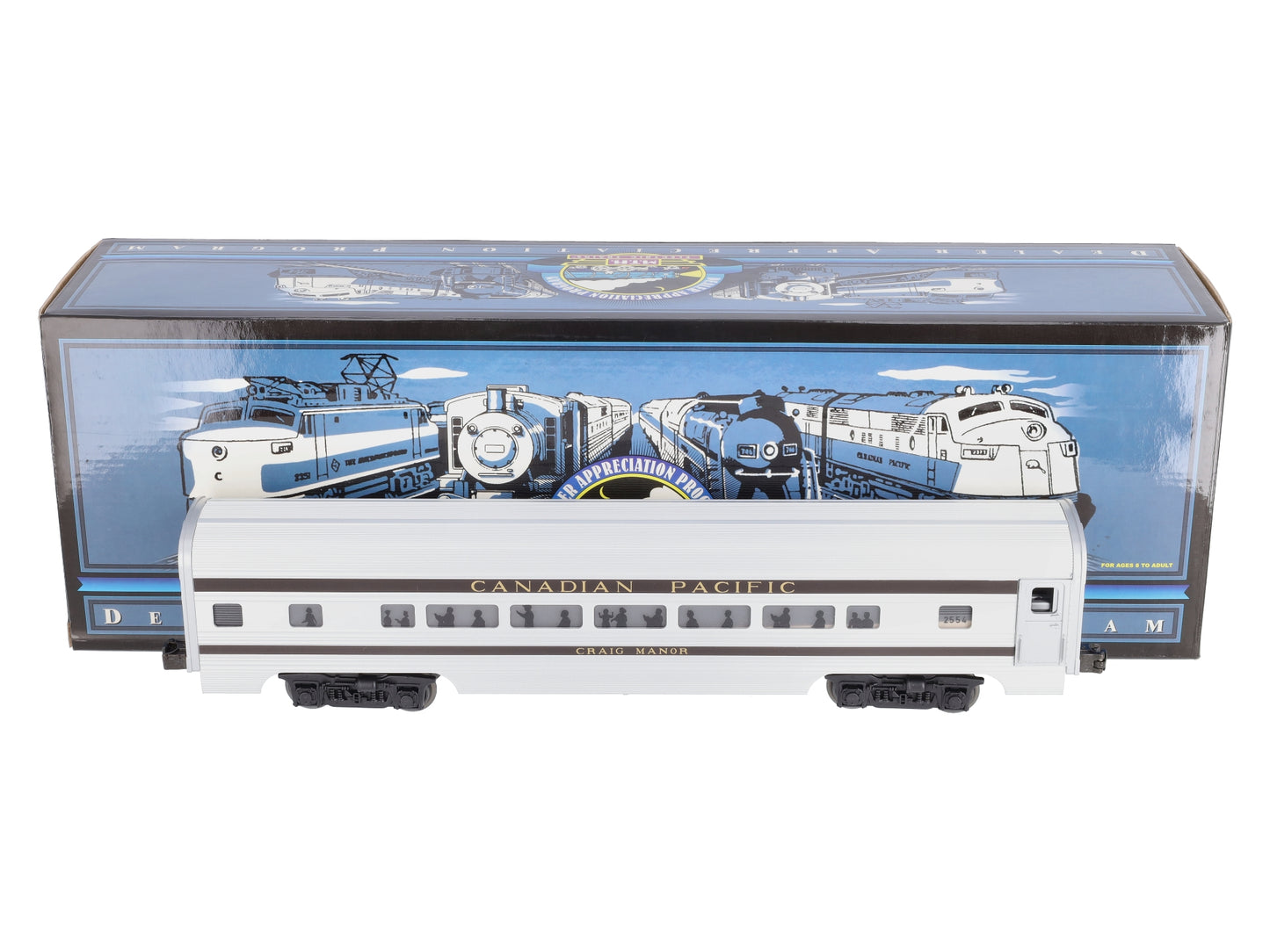 MTH 20-80002G-b Canadian Pacific "Craig Manor" 60ft. Aluminum Pullman LN/Box