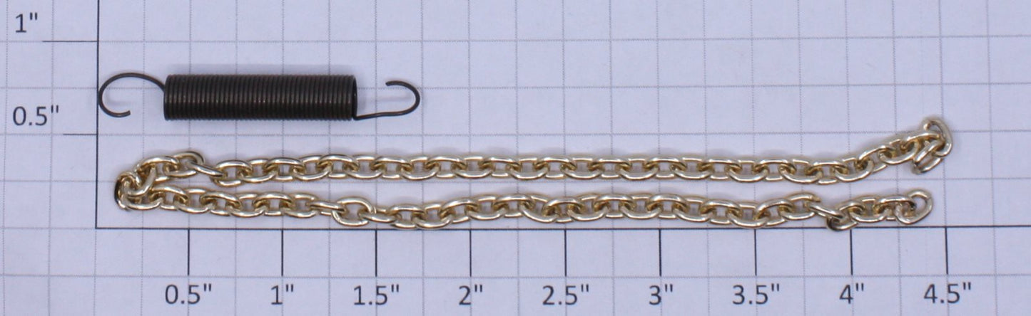 Lionel 6361-1 Gold Chain & Spring Set