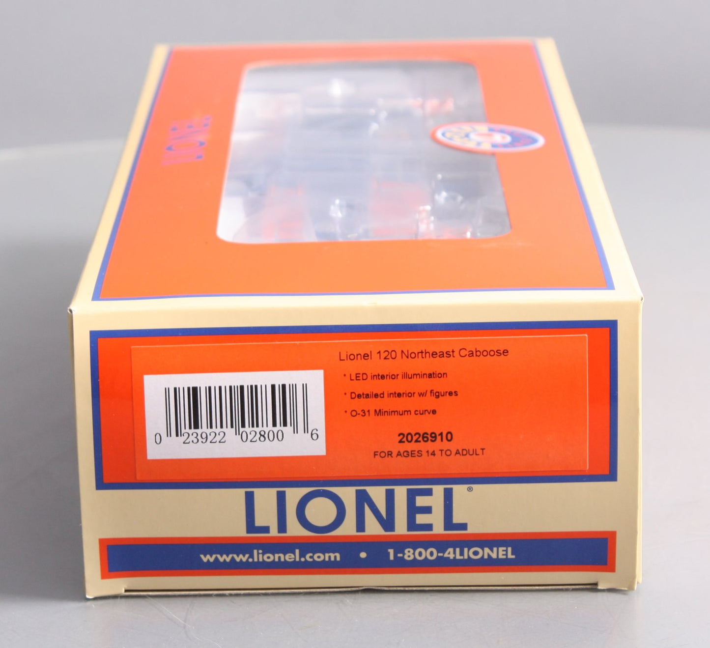 Lionel 2026910 O Lionel Lines Northeast Caboose Car #120