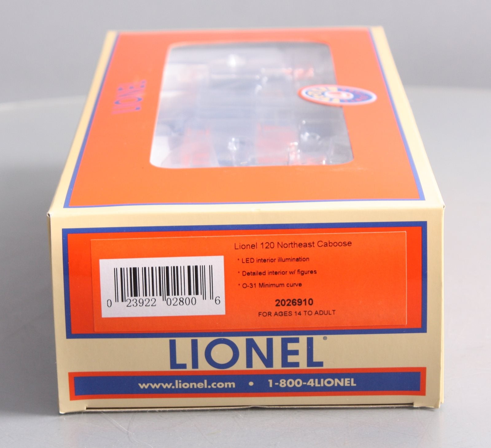 Lionel 2026910 O Lionel Lines Northeast Caboose Car #120