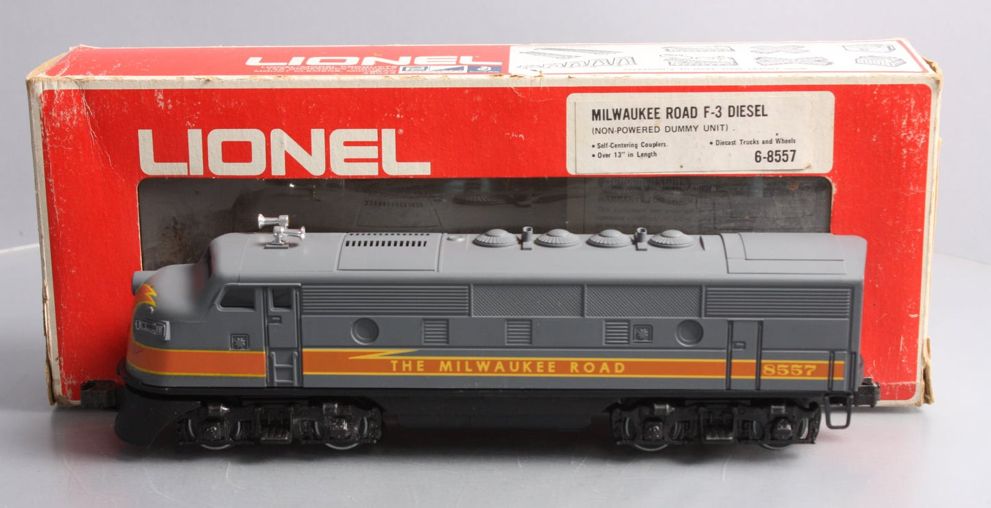 Lionel 6-8557 O Milwaukee Road F3 A Non-Powered Diesel Locomotive #8557 LN/Box