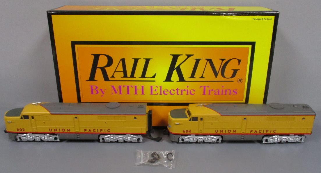 MTH 30-2218-1 O Gauge Union Pacific Alco PA AA Diesel Engine Set #602/604 w/PS2 LN/Box