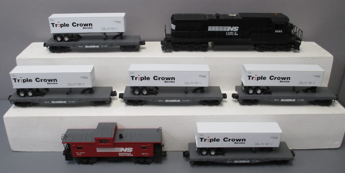 Lionel 6-11718 O Gauge Norfolk Southern Intermodal Dash-8-40C Diesel Train Set MT/Box