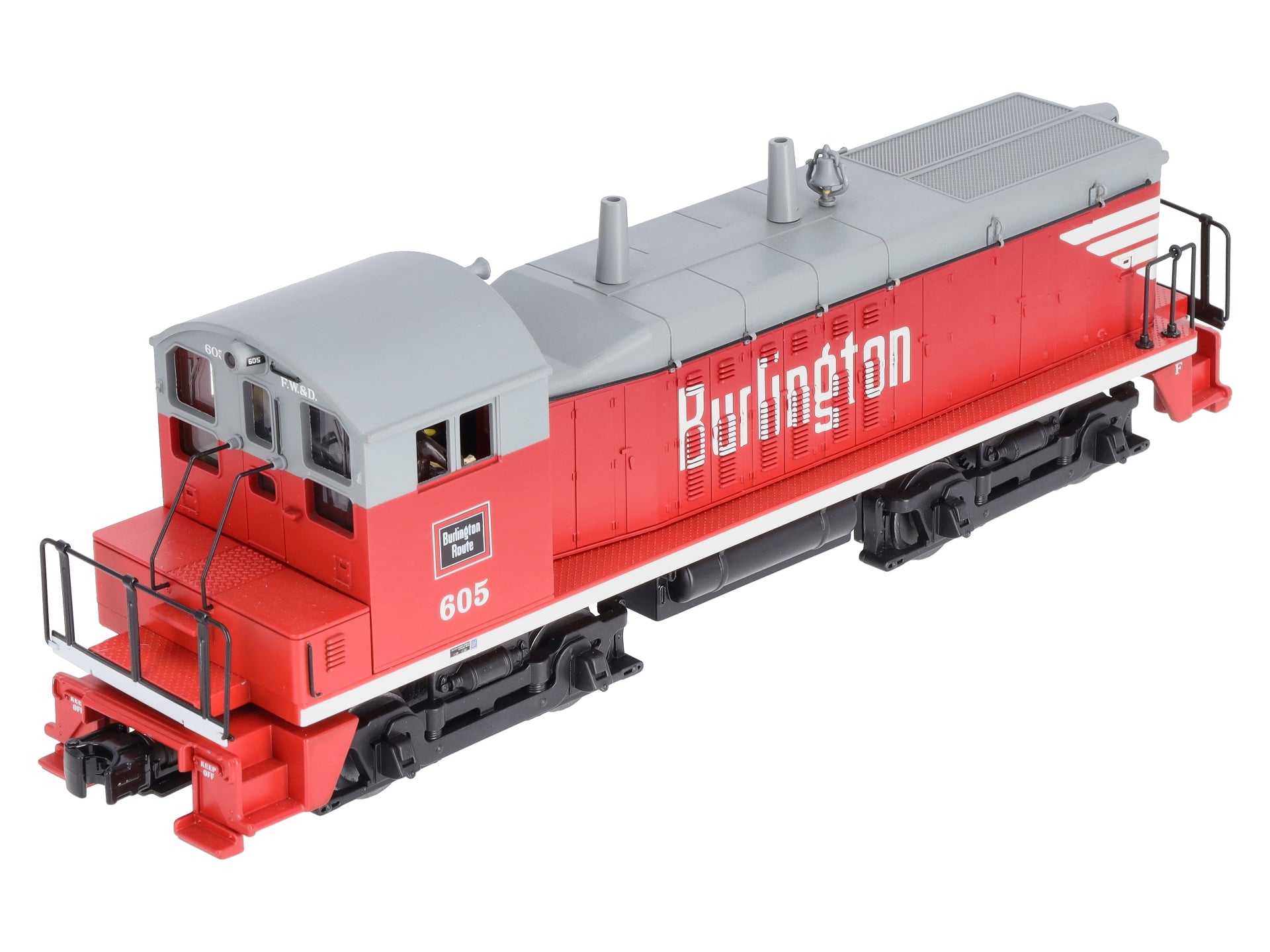 MTH 30-20227-1 Burlington NW2 Diesel Switcher w/PS 3.0 #605