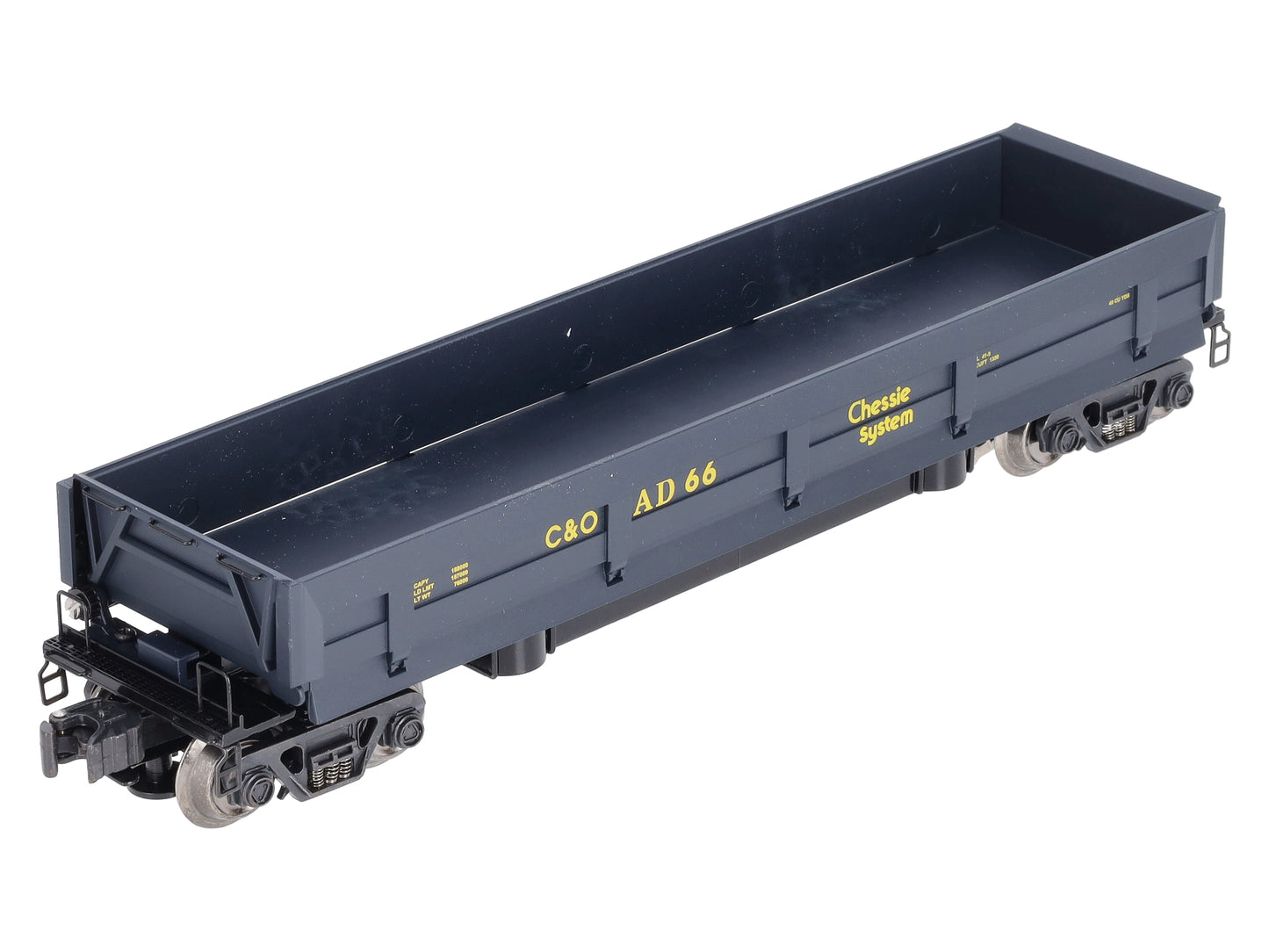 K-Line K712-1251 O Gauge Chesapeake & Ohio Operating Coal Dump Car #AD66 LN/Box