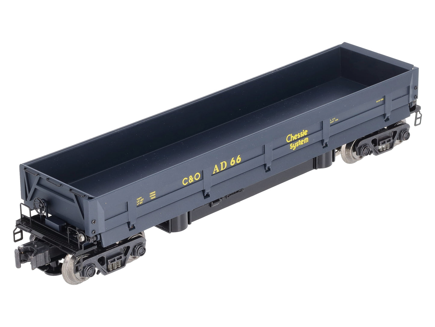 K-Line K712-1251 O Gauge Chesapeake & Ohio Operating Coal Dump Car #AD66 LN/Box
