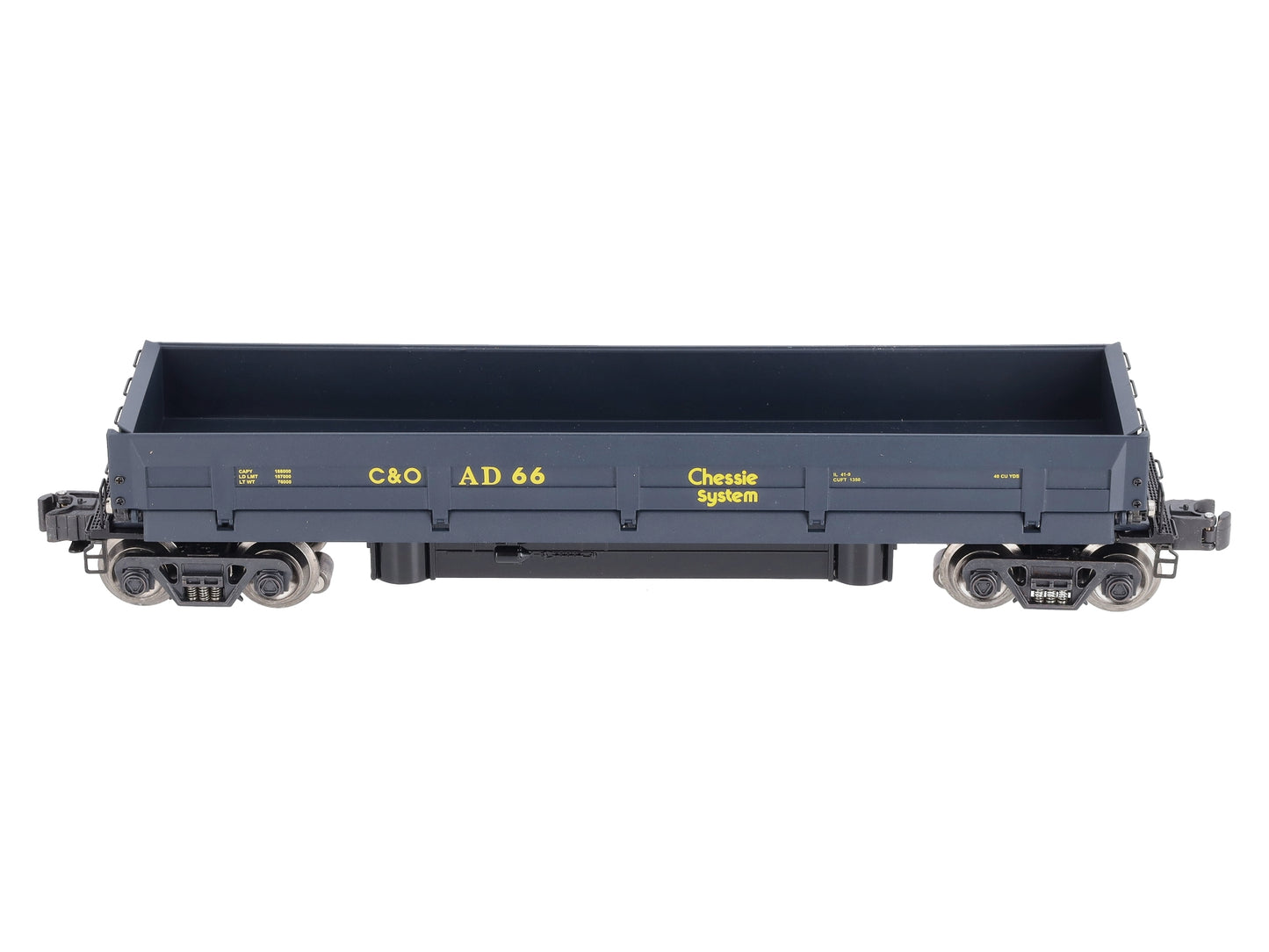 K-Line K712-1251 O Gauge Chesapeake & Ohio Operating Coal Dump Car #AD66 LN/Box